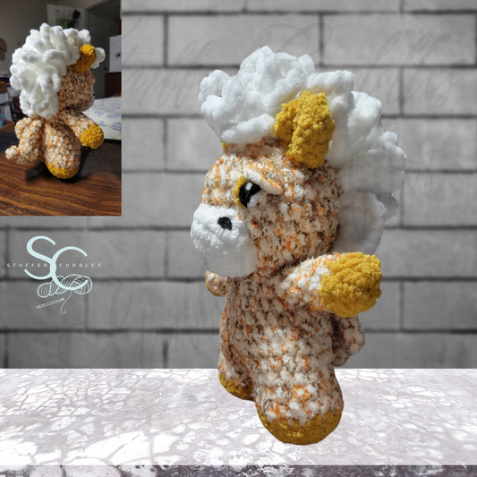 Salted Caramel Horse Plush - Handcrafted Soft Toy